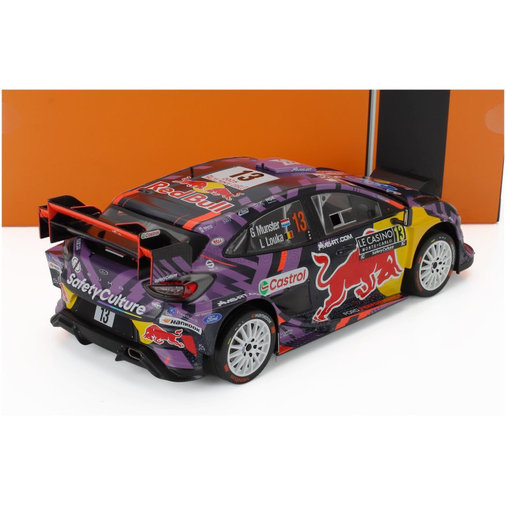 IXO MODELS FORD ENGLAND PUMA RALLY1 TEAM FORD M-SPORT (night version) N 13 RALLY MONTECARLO 2025 LOUIS LOUKA - GREGOIRE MUNSTER