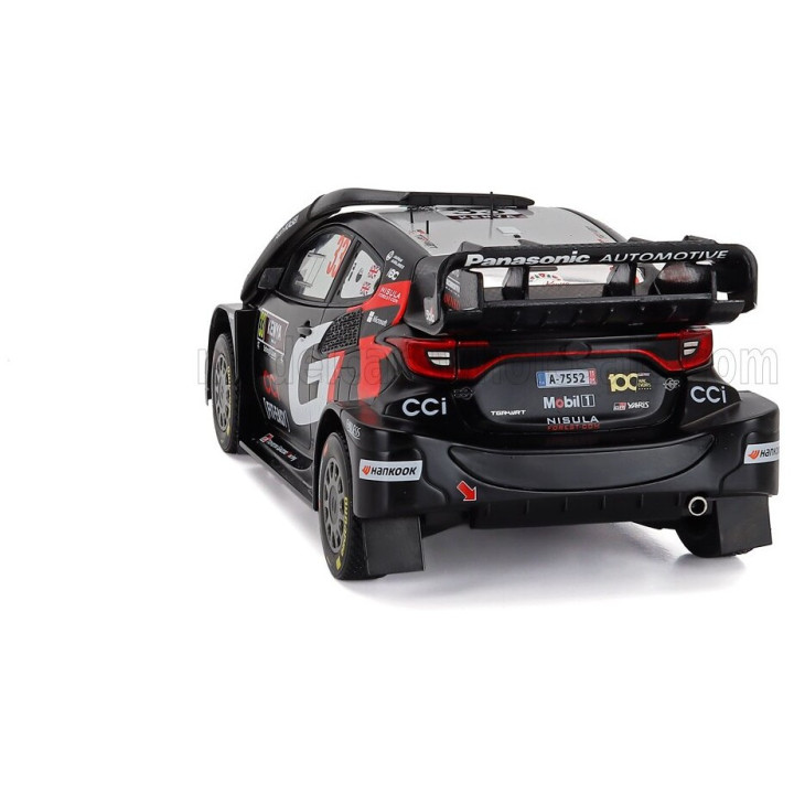 IXO MODELS TOYOTA YARIS GR RALLY1 HYBRID TEAM GAZOO RACING WRT N 33 WINNER RALLY KENYA SAFARI 2025 ELFYN EVANS - SCOTT MARTIN