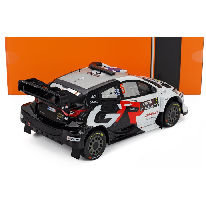 IXO MODELS TOYOTA YARIS GR RALLY1 HYBRID TEAM TOYOTA GAZOO RACING WRT2 N 5 RALLY KENYA 2025 SAMI PAJARI - MARKO SALMINEN