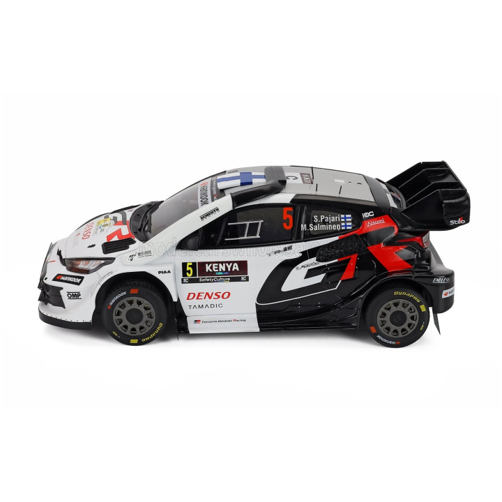 IXO MODELS TOYOTA YARIS GR RALLY1 HYBRID TEAM TOYOTA GAZOO RACING WRT2 N 5 RALLY KENYA 2025 SAMI PAJARI - MARKO SALMINEN