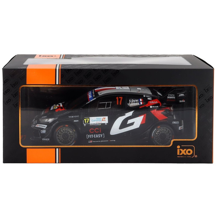 IXO MODELS TOYOTA YARIS GR RALLY1 HYBRID TEAM TOYOTA GAZOO RACING WRT N 17 2nd RALLY ISLAS CANARIAS 2025 SEBASTIEN OGIER