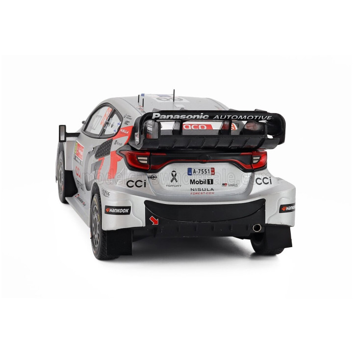 IXO MODELS TOYOTA YARIS GR HYBRID RALLY1 TEAM TOYOTA GAZOO RACING WRT N 69 3rd RALLY PORTUGAL 2025 KALLE ROVANPERA - JONNE