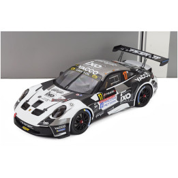 IXO MODELS PORSCHE 911 992 RALLY GT TEAM ECURIE ESBAYE N 17 RALLY WALLONIEN 2025 CEDRIC DE CECCO - JEROME HUMBLET - BLACK WHITE