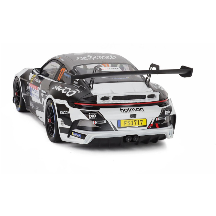 IXO MODELS PORSCHE 911 992 RALLY GT TEAM ECURIE ESBAYE N 17 RALLY WALLONIEN 2025 CEDRIC DE CECCO - JEROME HUMBLET - BLACK WHITE