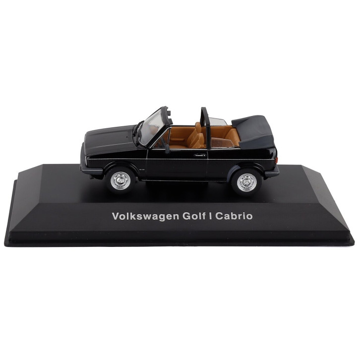 IXO MODELS VOLKSWAGEN GOLF MKI CABRIO 1979 - BLACK 1/43