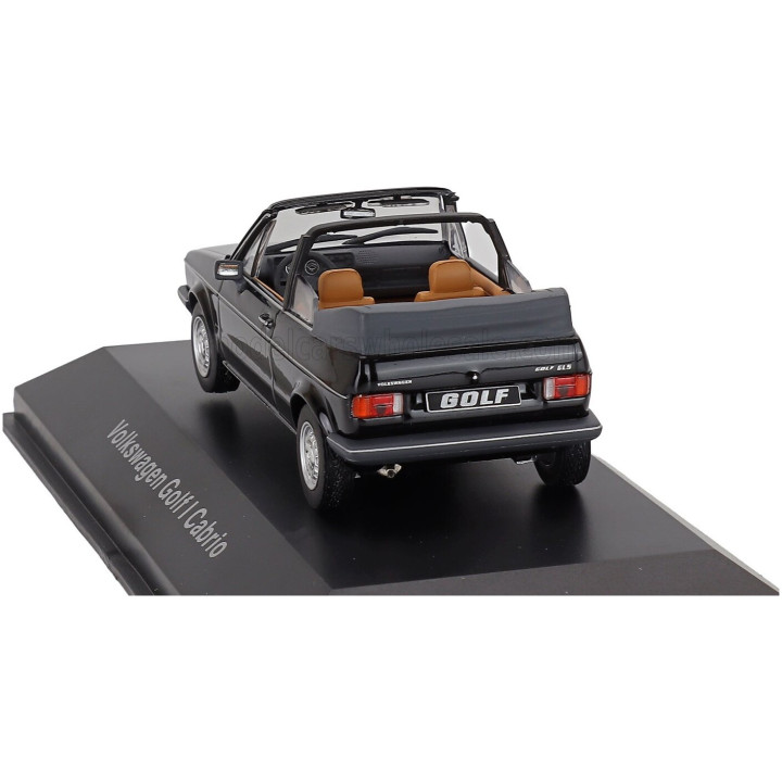 IXO MODELS VOLKSWAGEN GOLF MKI CABRIO 1979 - BLACK 1/43