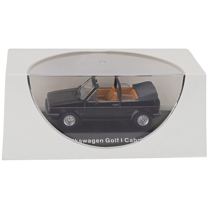 IXO MODELS VOLKSWAGEN GOLF MKI CABRIO 1979 - BLACK 1/43