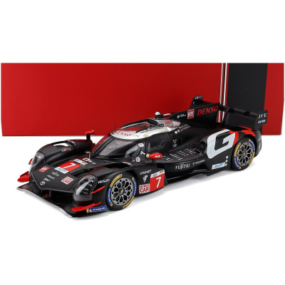 IXO MODELS TOYOTA GR010 3.5L V6 TURBO HYBRID TEAM GAZOO RACING N 7 2nd 24h LE MANS 2024 KAMUI KOBAYASHI - JOSE MARIA LOPEZ