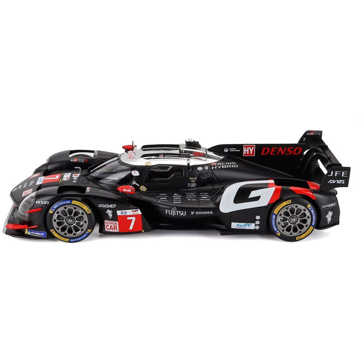 IXO MODELS TOYOTA GR010 3.5L V6 TURBO HYBRID TEAM GAZOO RACING N 7 2nd 24h LE MANS 2024 KAMUI KOBAYASHI - JOSE MARIA LOPEZ