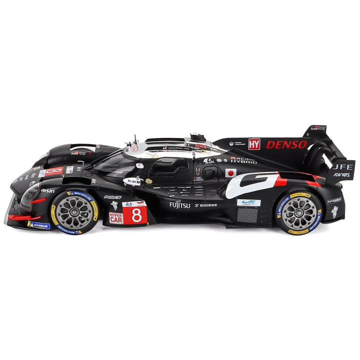 IXO MODELS TOYOTA GR010 3.5L V6 TWIN TURBO HYBRID TEAM GAZOO RACING N 8 24h LE MANS 2025 SEBASTIAN BUEMI - BRENDON HARTLEY