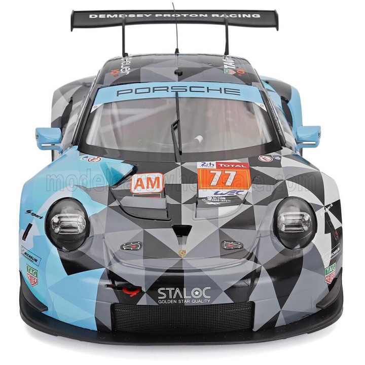 IXO MODELS PORSCHE 911 991 RSR TEAM DEMPSEY PROTON RACING N 77 WINNER LMGTE AM 24h LE MANS 2018 MATT CAMPBELL - CHRISTIAN RIED