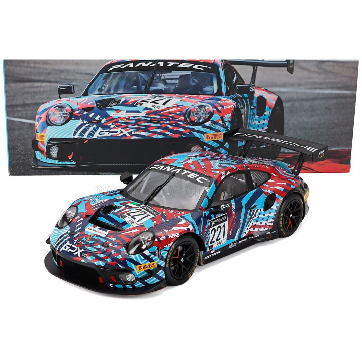 IXO MODELS PORSCHE 911 991-2 GT3 R TEAM GPX MARTINI RACING N 221 TEST DAYS 24h SPA 2022 RICHARD LIETZ - MICHAEL CHRISTENSEN