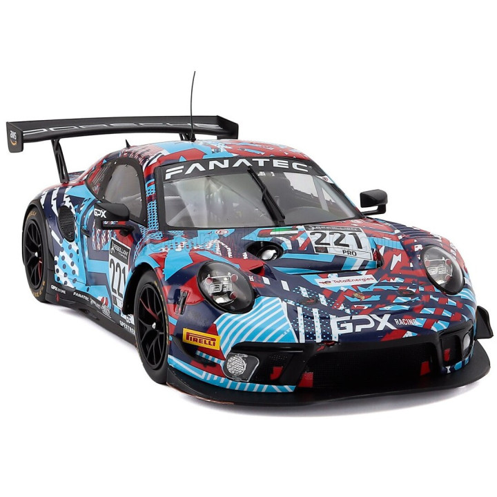 IXO MODELS PORSCHE 911 991-2 GT3 R TEAM GPX MARTINI RACING N 221 TEST DAYS 24h SPA 2022 RICHARD LIETZ - MICHAEL CHRISTENSEN