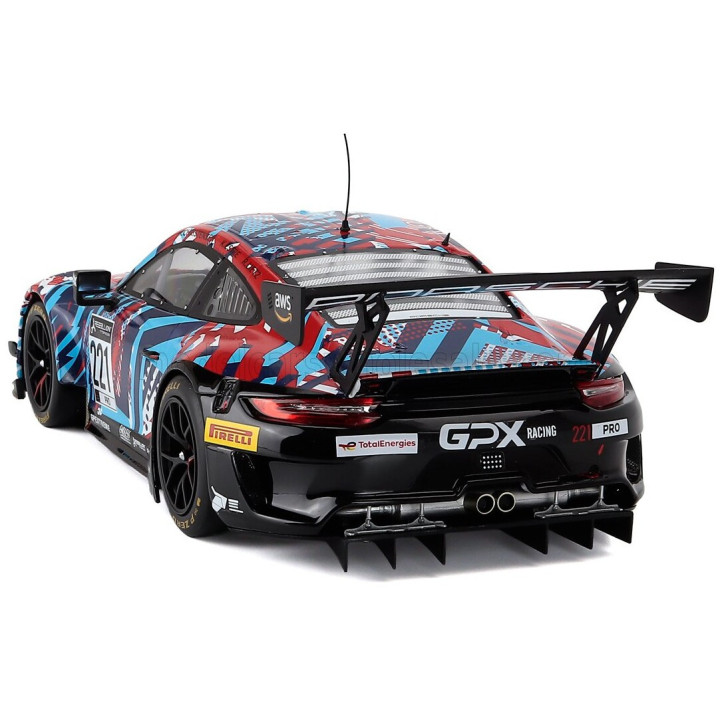IXO MODELS PORSCHE 911 991-2 GT3 R TEAM GPX MARTINI RACING N 221 TEST DAYS 24h SPA 2022 RICHARD LIETZ - MICHAEL CHRISTENSEN