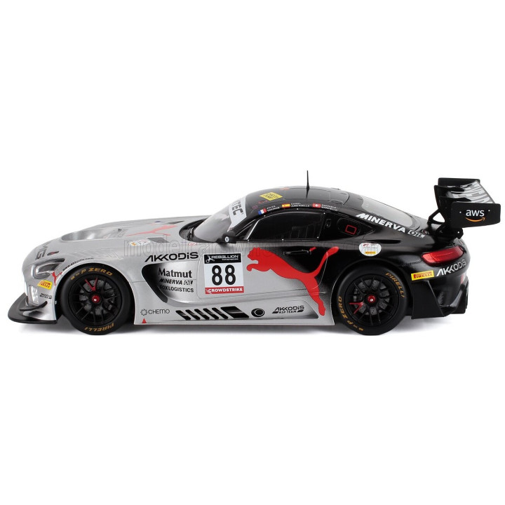 IXO MODELS MERCEDES BENZ GT3 AMG 6.2L V8 TEAM AKKODIS ASP N 88 WINNER 24h SPA 2022 RAFFAELE MARCIELLO - DANIEL JUNCADELLA