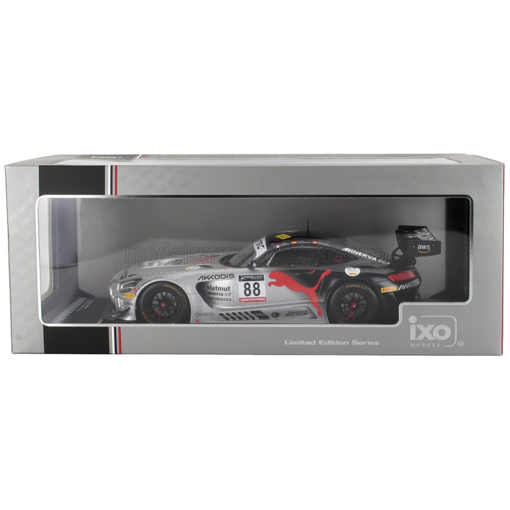 IXO MODELS MERCEDES BENZ GT3 AMG 6.2L V8 TEAM AKKODIS ASP N 88 WINNER 24h SPA 2022 RAFFAELE MARCIELLO - DANIEL JUNCADELLA