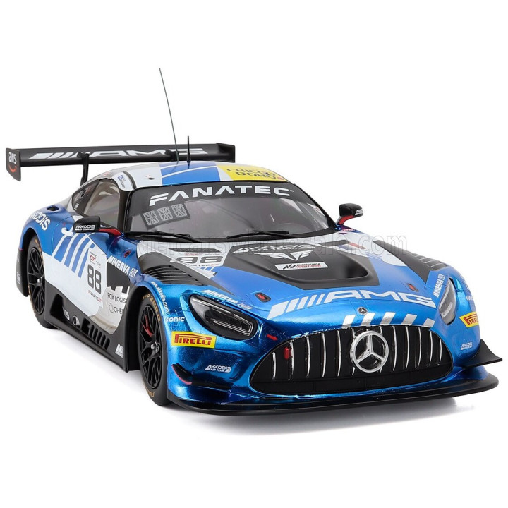 IXO MODELS MERCEDES BENZ AMG GT3 EVO TEAM AKKODIS ASP N 88 CHAMPION GTWC SEASON 2023 RAFFAELE MARCIELLO - TIMUR BOGUSLAVSKIY