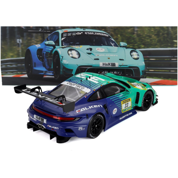 IXO MODELS PORSCHE 911 992 GT3 R TEAM FALKEN MOTORSPORTS N 33 24h NURBURGRING 2025 JULIEN ANDLAUER - NICO MENZEL - SVEN MULLER