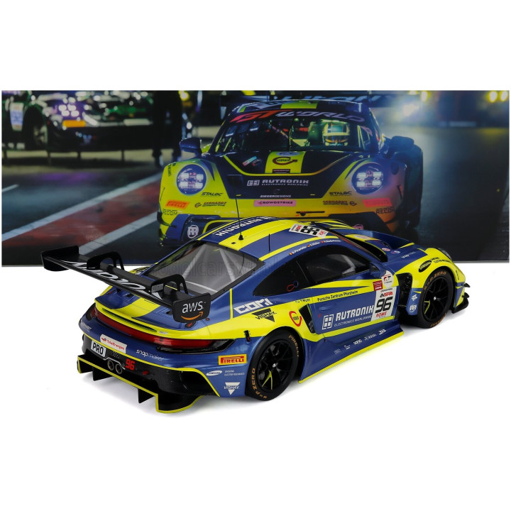 IXO MODELS PORSCHE 911 992 GT3 R TEAM RUTRONIK RACING N 96 2nd 24h SPA 2025 ALESSIO PICARIELLO - SVEN MULLER - PATRIC