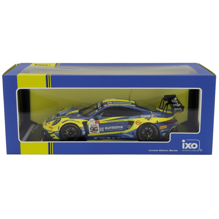 IXO MODELS PORSCHE 911 992 GT3 R TEAM RUTRONIK RACING N 96 2nd 24h SPA 2025 ALESSIO PICARIELLO - SVEN MULLER - PATRIC