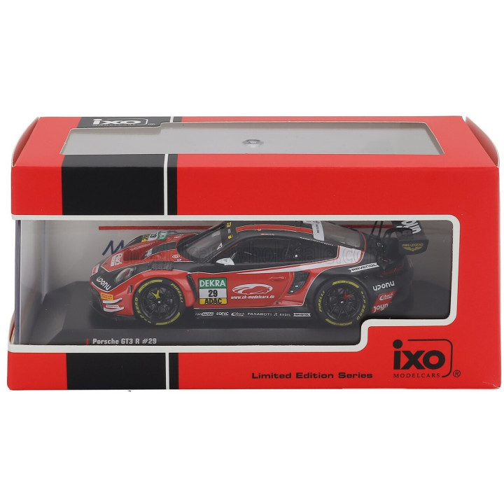 IXO MODELS PORSCHE 911 992 GT3 R TEAM LAND MOTORSPORT N 29 DTM SEASON 2026 BASTIAN BUUS - RED BLACK 1/43