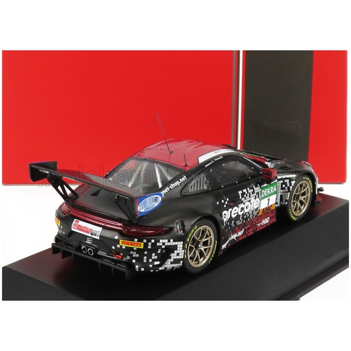 IXO MODELS PORSCHE 911 991-2 GT3-R TEAM PRECOTE HERBERTH MOTORSPORT N 1 ADAC GT MASTERS 2019 R.RENAUER - T.PREINING - BLACK 1/43