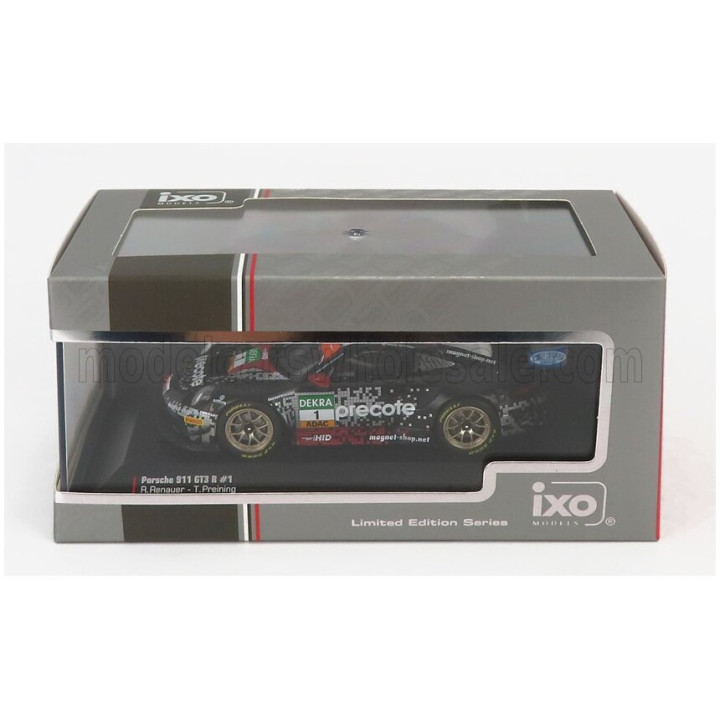 IXO MODELS PORSCHE 911 991-2 GT3-R TEAM PRECOTE HERBERTH MOTORSPORT N 1 ADAC GT MASTERS 2019 R.RENAUER - T.PREINING - BLACK 1/43