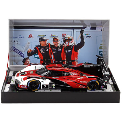 IXO MODELS PORSCHE 963 9RD 4.6L TURBO V8 TEAM PORSCHE PENSKE MOTORSPORT N 7 WINNER IMSA 24h DAYTONA 2025 FELIPE NASR - NICK