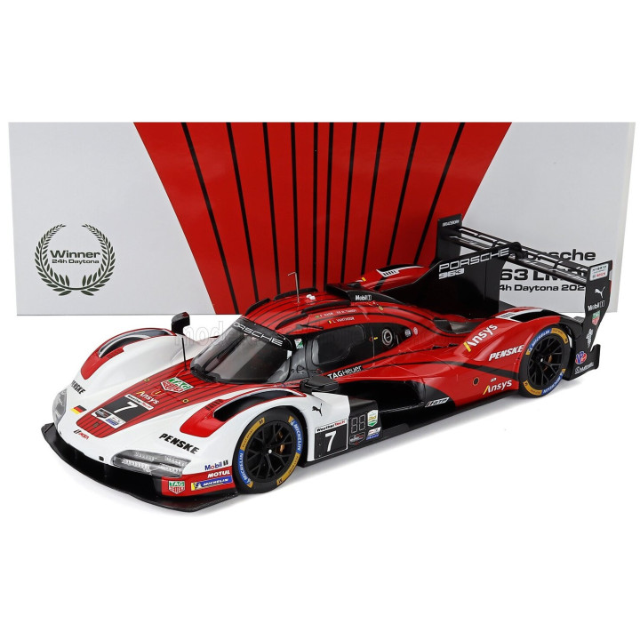 IXO MODELS PORSCHE 963 9RD 4.6L TURBO V8 TEAM PORSCHE PENSKE MOTORSPORT N 7 WINNER IMSA 24h DAYTONA 2025 FELIPE NASR - NICK