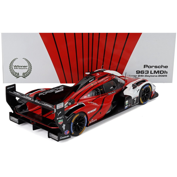 IXO MODELS PORSCHE 963 9RD 4.6L TURBO V8 TEAM PORSCHE PENSKE MOTORSPORT N 7 WINNER IMSA 24h DAYTONA 2025 FELIPE NASR - NICK