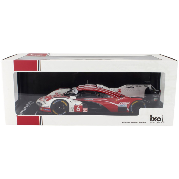 IXO MODELS PORSCHE 963 9RD 4.6L TURBO V8 TEAM PORSCHE PENSKE MOTORSPORT N 6 2nd 24h LE MANS 2025 MATT CAMPBELL - KEVIN ESTRE