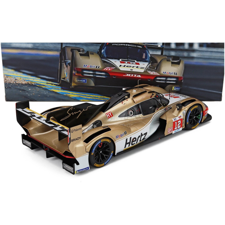 IXO MODELS PORSCHE 963 9RD 4.6L TURBO V8 TEAM HERTZ JOTA N 12 24h LE MANS 2024 WILL STEVENS - NORMAN NATO - CALLUM ILOTT