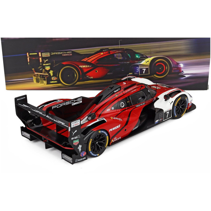 IXO MODELS PORSCHE 963 9RD 4.6L TURBO V8 TEAM PORSCHE PENSKE MOTORSPORT N 7 WINNER IMSA 12h SEBRING 2025 FELIPE NASR - NICK