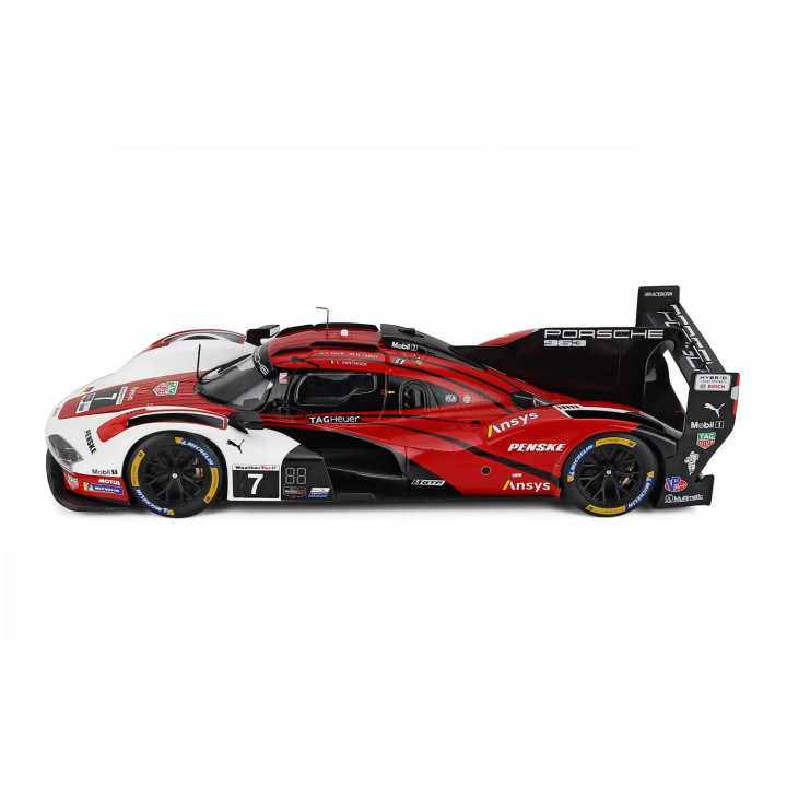 IXO MODELS PORSCHE 963 9RD 4.6L TURBO V8 TEAM PORSCHE PENSKE MOTORSPORT N 7 WINNER IMSA 12h SEBRING 2025 FELIPE NASR - NICK