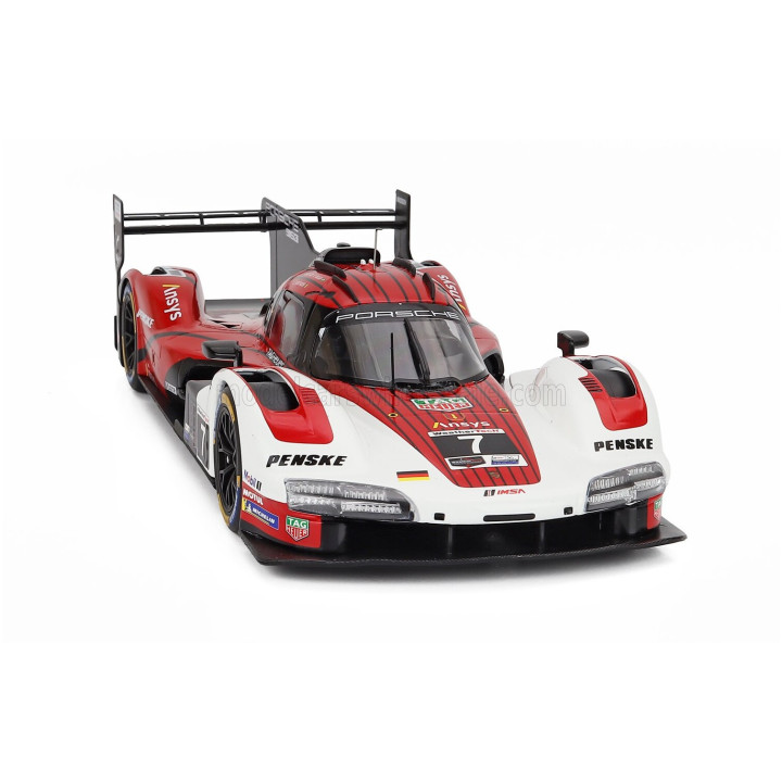 IXO MODELS PORSCHE 963 9RD 4.6L TURBO V8 TEAM PORSCHE PENSKE MOTORSPORT N 7 WINNER IMSA 12h SEBRING 2025 FELIPE NASR - NICK