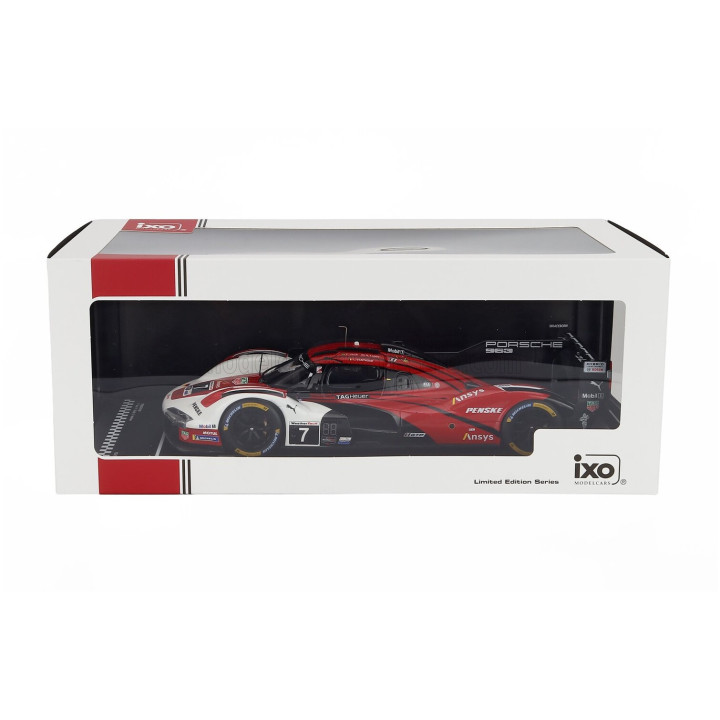 IXO MODELS PORSCHE 963 9RD 4.6L TURBO V8 TEAM PORSCHE PENSKE MOTORSPORT N 7 WINNER IMSA 12h SEBRING 2025 FELIPE NASR - NICK