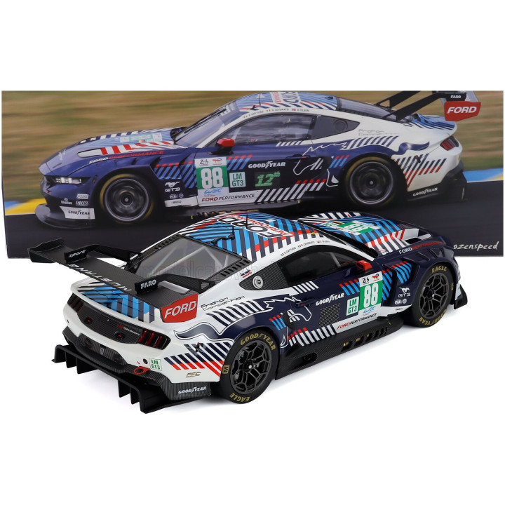 IXO MODELS FORD USA MUSTANG GT3 5.4L V8 TEAM PROTON COMPETITION N 88 24h LE MANS 2025 STEFANO GATTUSO - GIAMMARCO LEVORATO