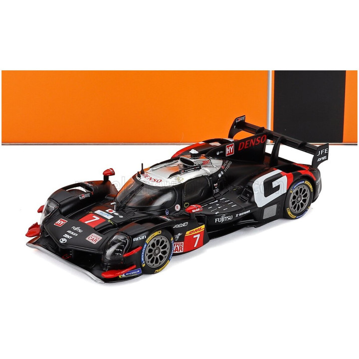 IXO MODELS TOYOTA GR010 HYBRID TEAM GR RACING N 7 6h SPA 2025 SEBASTIAN BUEMI - BRENDON HARTLEY - RYO HIRAKAWA - BLACK 1/43