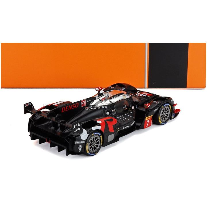 IXO MODELS TOYOTA GR010 HYBRID TEAM GR RACING N 7 6h SPA 2025 SEBASTIAN BUEMI - BRENDON HARTLEY - RYO HIRAKAWA - BLACK 1/43