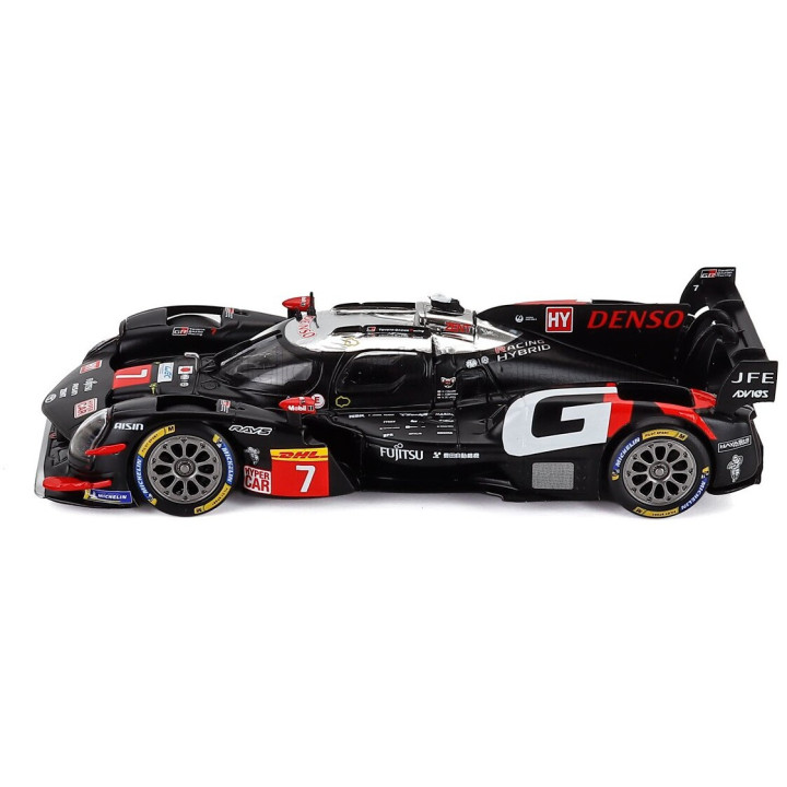 IXO MODELS TOYOTA GR010 HYBRID TEAM GR RACING N 7 6h SPA 2025 SEBASTIAN BUEMI - BRENDON HARTLEY - RYO HIRAKAWA - BLACK 1/43
