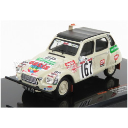 IXO MODELS CITROEN DYANE CABRIOLET CLOSED ROOF N 167 RALLY PARIS DAKAR 1979 C.SANDRON - P.ALBERTO - SAND BLACK 1/43