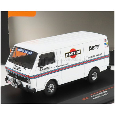 IXO MODELS VOLKSWAGEN LT28 VAN SWB TEAM MARTINI RALLY ASSISTANCE 1975 - WHITE 1/43