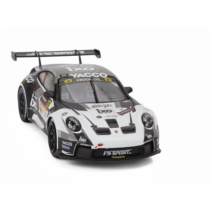 IXO MODELS PORSCHE 911 992 RALLY GT TEAM ECURIE ESBAYE N 17 RALLY DE WALLONIE 2025 CEDRIC DE CECCO - JEROME HUMBLET - WHITE