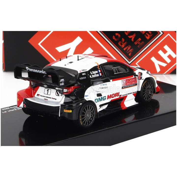 IXO MODELS TOYOTA YARIS GR RALLY1 TEAM TOYOTA GAZOO RACING WRT N 1 2nd RALLY MONTECARLO 2022 SEBASTIAN OGIER - BENJAMIN VEILLAS