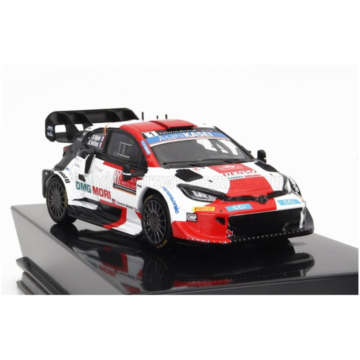IXO MODELS TOYOTA YARIS GR RALLY1 TEAM TOYOTA GAZOO RACING WRT N 1 2nd RALLY MONTECARLO 2022 SEBASTIAN OGIER - BENJAMIN VEILLAS