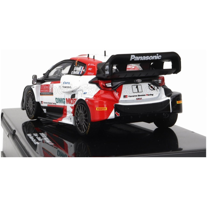 IXO MODELS TOYOTA YARIS GR RALLY1 TEAM TOYOTA GAZOO RACING WRT N 1 2nd RALLY MONTECARLO 2022 SEBASTIAN OGIER - BENJAMIN VEILLAS