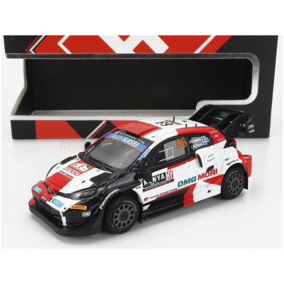 IXO MODELS TOYOTA YARIS GR RALLY1 TEAM TOYOTA GAZOO RACING WRT N 69 WINNER RALLY SAFARI KENYA 2022 KALLE ROVANPERA - JONNE