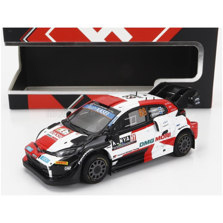 IXO MODELS TOYOTA YARIS GR RALLY1 TEAM TOYOTA GAZOO RACING WRT N 69 WINNER RALLY SAFARI KENYA 2022 KALLE ROVANPERA - JONNE