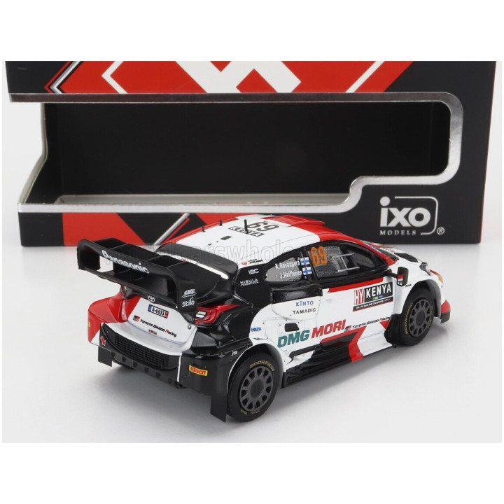 IXO MODELS TOYOTA YARIS GR RALLY1 TEAM TOYOTA GAZOO RACING WRT N 69 WINNER RALLY SAFARI KENYA 2022 KALLE ROVANPERA - JONNE
