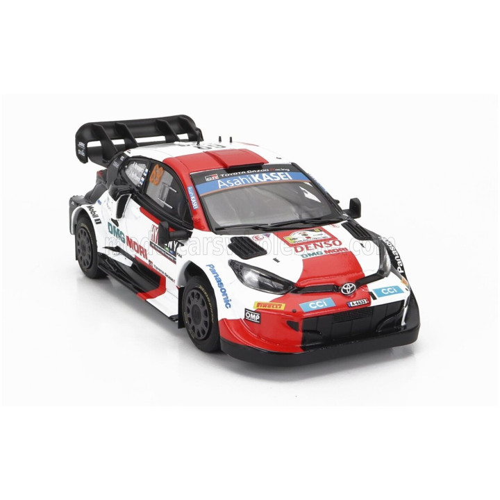 IXO MODELS TOYOTA YARIS GR RALLY1 TEAM TOYOTA GAZOO RACING WRT N 69 WINNER RALLY SAFARI KENYA 2022 KALLE ROVANPERA - JONNE